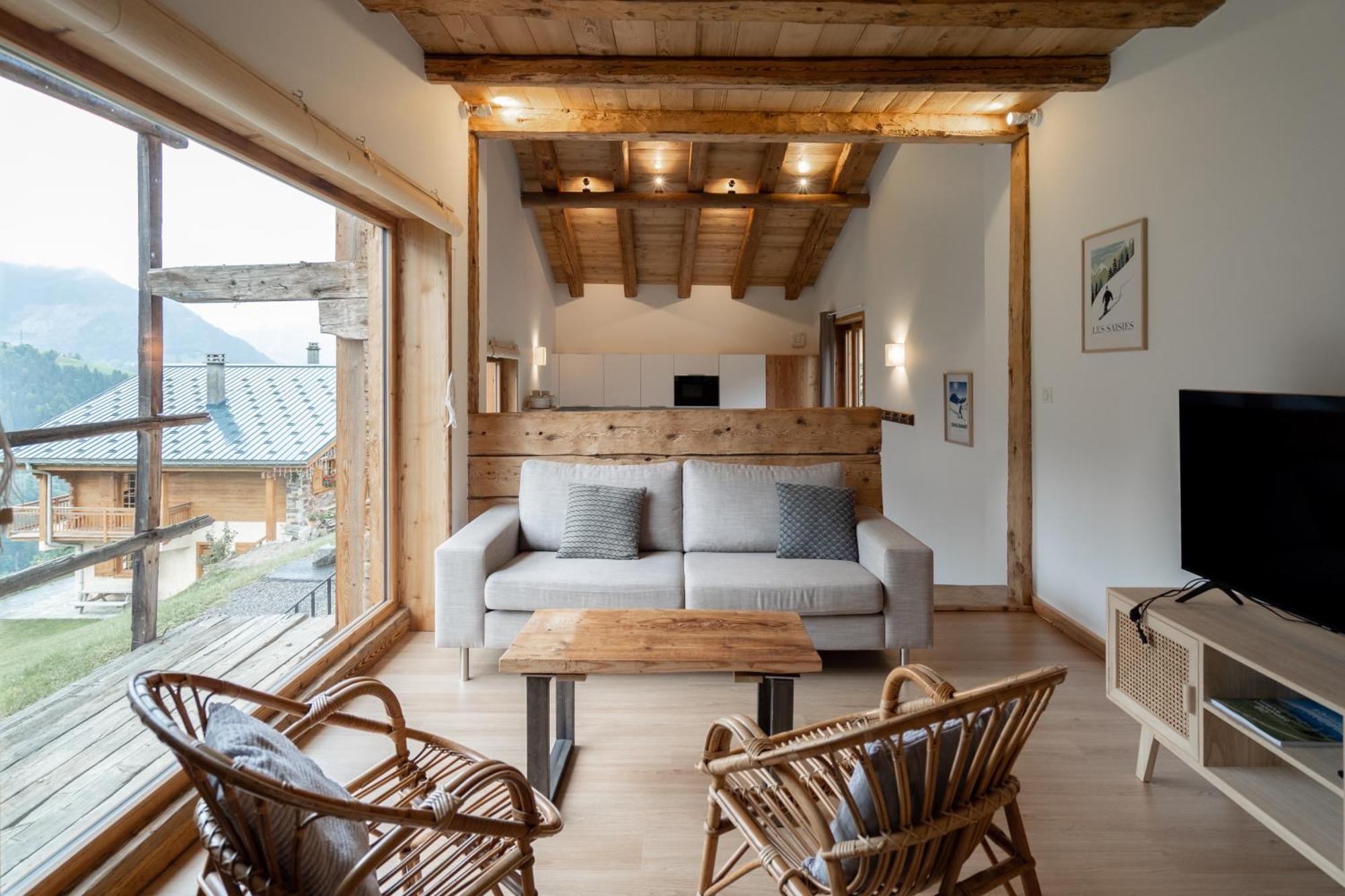 La Ferme D'Hauteluce - Chalets Bagian luar foto